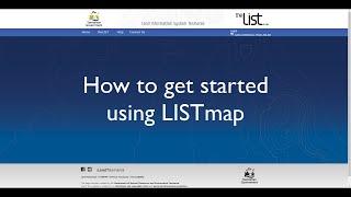 How to get started using LISTmap [upl. by Bonar]