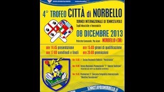 4° Trofeo Città di Norbello  Torneo Internazionale di Tennistavolo  Videolina Sport  08122013 [upl. by Areikahs]