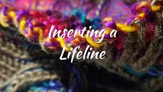 Brioche Knitting Series  Inserting a Lifeline [upl. by Shien]