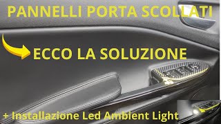 Rivestimento PANNELLI PORTA Alfa Romeo GIULIETTA  Ambient Light [upl. by Atnauq]