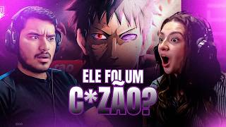 REACT EM CASAL 7 Minutoz  Rap do Obito Naruto  MAIS NINGUÉM VAI SOFRER O QUE EU SOFRI [upl. by Leisha]