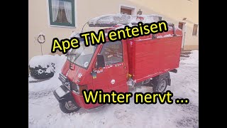 Ape TM  Ape enteisen  der Winter nervt [upl. by Amity726]