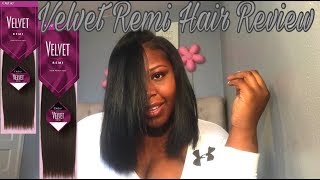 Velvet Remi Outre Hair  Beauty Supply Hair Review [upl. by Previdi]