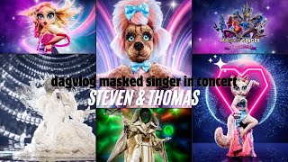 thé masked singer in concert vlog samen met paraxthomas3451 [upl. by Esinyl]