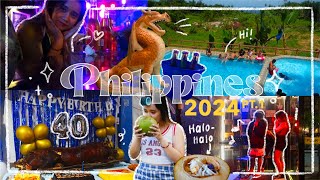 Philippines 2024 pt1 ✈️ arriving city tour meeting family birthday party quality time ༘⋆🌷🫧💭₊˚ෆ [upl. by Annoid791]