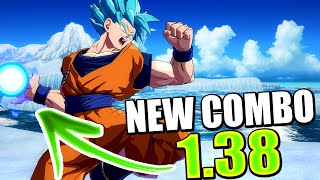 DBFZ new patch 138  New GOKU combo is awesome [upl. by Farlee722]