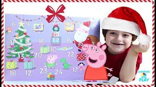 Peppa Pig Advent Calendar 24 Surprise Peppa Pig Toys and Peppa Pigs House Playset [upl. by Acsicnarf]