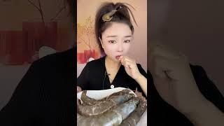 신선한 새우를 맛보는 ASMR 편안한 소리 ASMR relaxing sounds of tasting fresh shrimp SUR MIAN먹방 2831 [upl. by Emmalynn]