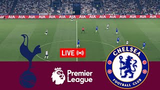 LIVE Tottenham Hotspur vs Chelsea Premier League 2425 Full Match  Video Game Simulation [upl. by Enela419]