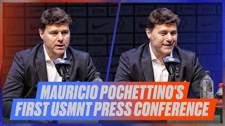 Mauricio Pochettinos first press conference as new USMNT manager  Full press conference [upl. by Hyland546]