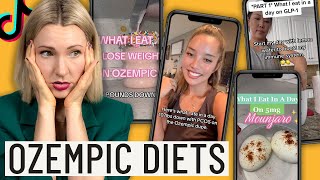 Dietitian Reviews Popular OZEMPIC Diet What I eat In a Day Harmful or Helpful [upl. by Cutlip978]