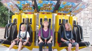 Funny Kid On Cliff Jumper HD Scandia Amusement Park [upl. by Jollanta631]