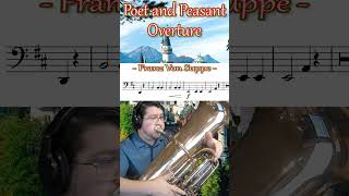 Poet and Peasant Overture Part 1 Intro  Franz Von Suppe tuba brass orchestra [upl. by Gilbertson]