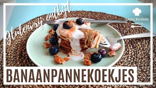 Glutenvrije pannenkoeken  BANAAN PANNENKOEKJES  Gezond met 3 ingredienten [upl. by Ladew]