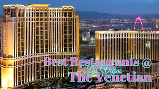 The Venetian Food Tour Best restaurants in Las Vegas [upl. by Rae]