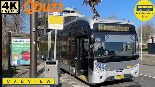 4K Qbuzz lijn 10 Station Groningen Noord  Maartenshof  2022 [upl. by Aicatsanna]