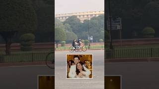 Parineeti Chopra amp Raghav Chadha CYCLING TOGETHER In Delhi 😍  couple bollywood workout shorts [upl. by Marya]