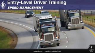 EntryLevel Driver Training Speed Management [upl. by Ayamahs]