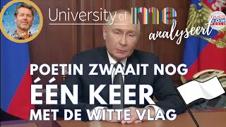 Poetin zwaait nog één keer met de witte vlag [upl. by Mylo]