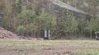 Vending machine explosion with detonating cord a firework shell and 5L of Avgas [upl. by Atinet882]