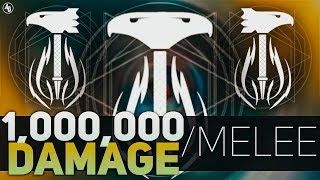 Destiny 2  One Million Damage PER Melee Titan Master Race [upl. by Langelo]