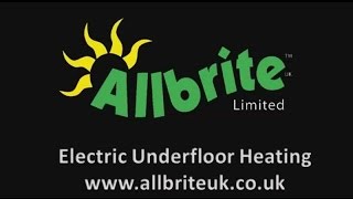 An Orangery Underfloor Heating Project Part Two  Allbrite UK Ltd [upl. by Idisahc306]