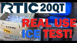 RTIC 20QT vs RTIC Softpak 20 Ice Retention Test [upl. by Vernita58]