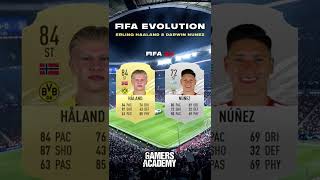 Haaland and Nunez FIFA Evolution🔝 [upl. by Portwine]