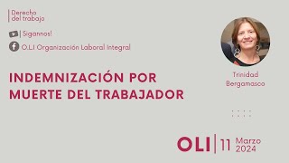 Indemnización por muerte del trabajador [upl. by Mixie]