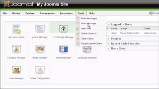 Joomla How to Use the Private Messaging System [upl. by Hsirahc]