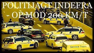 Politijagt indefra  Op mod 200 kmt [upl. by Nosdivad]