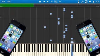 iPHONE RINGTONES IN SYNTHESIA [upl. by Nerdna659]