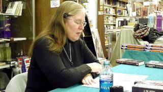 Lois McMaster Bujold reading at Dreamhaven Books 5Dec2012 [upl. by Thinia496]