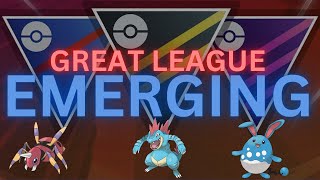 Great League Ariados Azumarill SHADOW Feraligatr team is EMERGING in PokemonGo [upl. by Llehcram608]