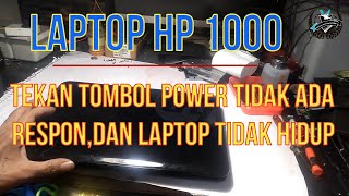 hp 1000 tekan tombol power tidak ada respon tapi charger menyala [upl. by Sotsirhc]