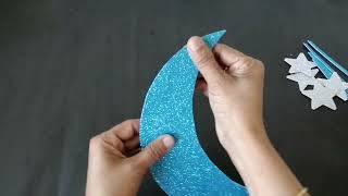 Ramadan Decoration Idea🌙I Ramzan Crafts Idea⭐I Eid Crafts Idea 🕋 I Wall Hanging Idea with Foam Sheet [upl. by Bunns350]