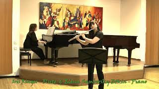 Flute Sonata  II Cantilena Poulenc  Iris Ringer amp Elena Samborsky Etkin [upl. by Kassab]