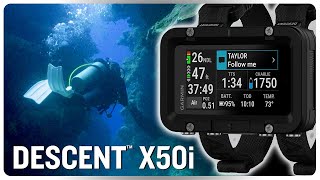 Garmin Descent™ X50i – Airintegrated Premium Dive Computer [upl. by Adieno]