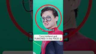 TOM HOLLAND GOT PUNCHED 🤯 [upl. by Atteuqal]