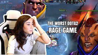 MY WORST RAGE GAME IN DOTA [upl. by Enyedy]