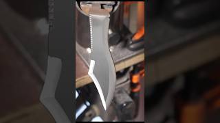 Bowie knife CS2  Making the Blade knifemaking cs2knife [upl. by Adnwahsar]