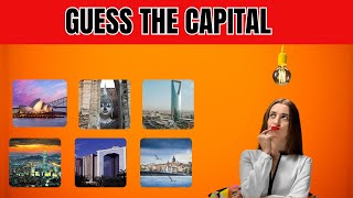 quotCan You Guess the Capital 🌍  BrainChallengequot [upl. by Bernadette727]