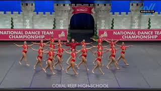 Coral Reef High School Dance Team Jazz Finals UDA Dance Team Nationals Championship [upl. by Ainavi]