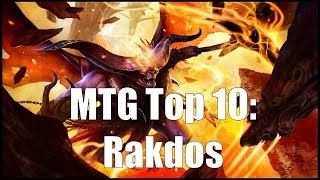 MTG Top 10 Rakdos  Magic the Gathering  Episode 110 [upl. by Sixele631]