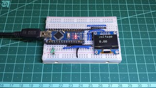 How To Make DC Voltmeter  DIY DC Voltmeter  Arduino Projects [upl. by Ydnir]