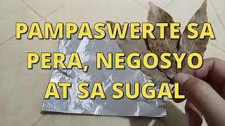 PAMPASWERTE SA PERA NEGOSYO AT SA SUGAL  PAMPASWERTE TIPS [upl. by Ariaes]