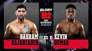 Bahram Rajabzadeh v Kevin Oumar  GLORY 91 Paris [upl. by Vergne]