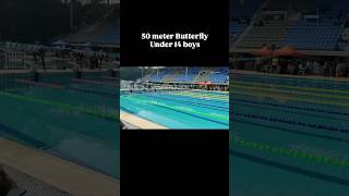 50 meter Butterfly at state level swimming competition maharshtra in balewadi stadium Pune [upl. by Brunhild975]