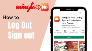 How to Log Out From Mingle2 App  Sign Out Mingle App [upl. by Hanako]