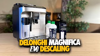 Descaling the Delonghi Magnifica Evo An Easy Step by Step [upl. by Bowrah]